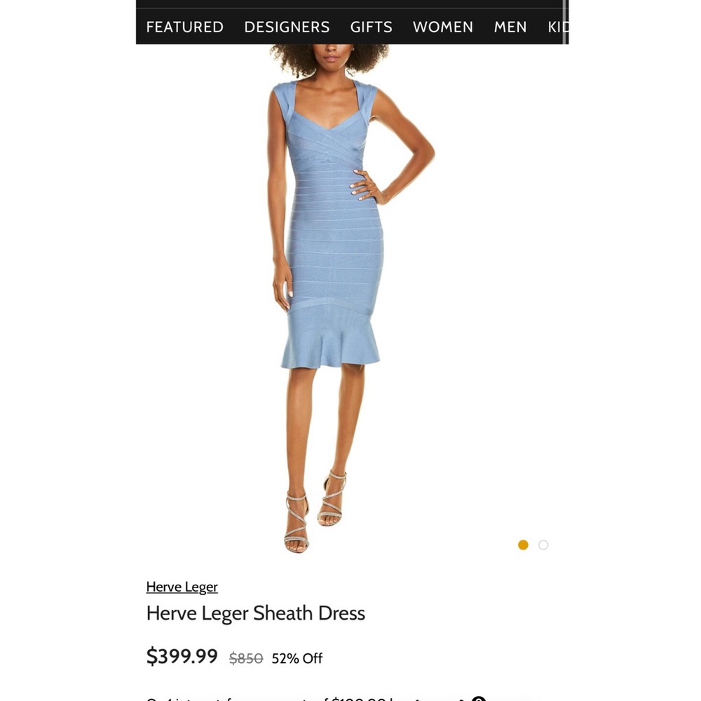 Herve Leger Sheath Dress - LIKE NEW